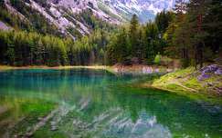 hegy címlapfotó ausztria tavasz alpok tó