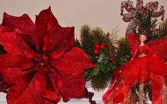 mikulásvirág karácsonyi dekoráció