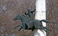 Kun lovas-szobor, Kunhegyes, magyarország