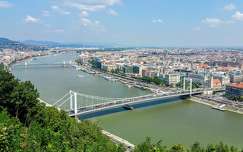 Budapesti kilátások a Gellért-hegyről