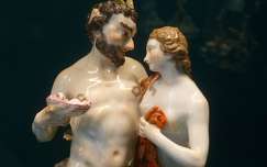 Részlet a meisseni Porcelánmúzeumból