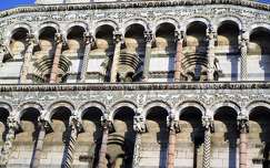 Lucca - Dóm homlokzati részlet