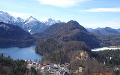 Hochenschwangau, Alpensee, Bajor Alpok Füssen, Németország