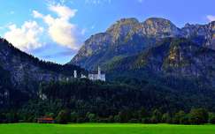 alpok németország hegy címlapfotó várak és kastélyok neuschwanstein kastély