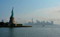 a Szabadság szobor és New York city