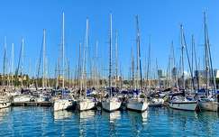 kikötő, Barcelona, Spanyolország
