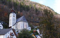 Hallstatt, Pfarrkirche Mariä Himmelfahrt (Maria am Berg), Salzkammergut, Ausztria