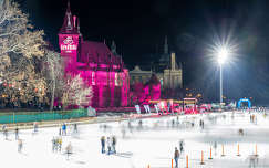 címlapfotó várak és kastélyok éjszakai képek vajdahunyad vára budapest tél magyarország téli sport