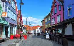 Egyetlen színes utca Stavangerben