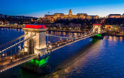budapest híd címlapfotó folyó duna kék óra lánchíd magyarország