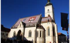 Horvátország, Zágráb - Szt. Márk templom