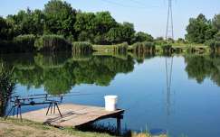 tó címlapfotó tükröződés horgászat nyár
