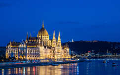 Budapest, Parlament, kék óra