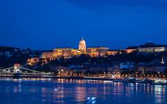 Budapest, Budai vár, kék óra