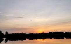 Vadkacsás naplemente