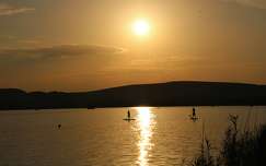 naplemente balaton tó magyarország nyár