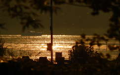 Balatonfűzfő, naplemente