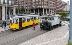 címlapfotó budapest magyarország villamos sínpár