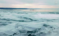 Balaton, jég, tél