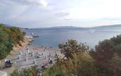 strand nyár horvátország tengerpart
