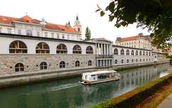 Ljubljana, Ljubljanica a Száva jobb oldali mellékfolyója Szlovéniában.