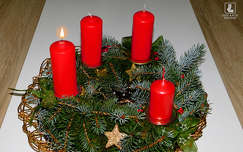 Advent 1, gyertya, karácsony, karácsonyi dekoráció