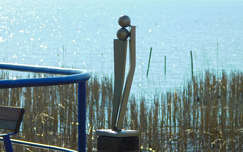 Szerelmespár (szobor) a parton - Balatonfűzfő