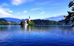 alpok szlovénia bledi-tó címlapfotó templom tó