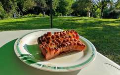 Reggeli sült szalonna.