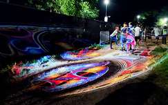 Kapolcs fényfestés