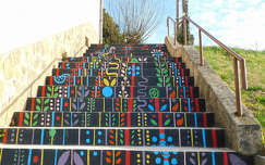 Balatonalmádi, színes lépcső
