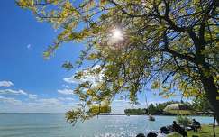 tavasz fény balaton magyarország tó