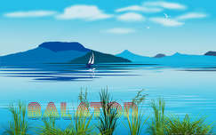 balaton, grafika