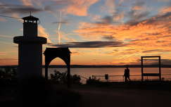 Festői pillanat Balatonvilágoson.