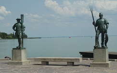 balaton szobor magyarország balatonfüred tó