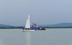 A Balaton borús időben