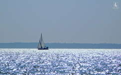 balaton, vitorlás, csillogás