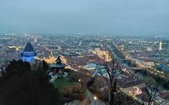 Graz, Schlossberg várnegyedből kilátás a városra