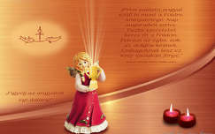 grafika Advent második vasárnapjára (remény)