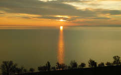 Téli Balaton, Akarattya Napnyugta