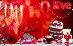Saint Valentin - Création Domi