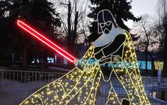 Lumina Park, Budapest, Margitsziget, fények, Star Wars
