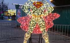Lumina Park, Budapest, Margitsziget, fények, Superman