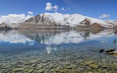 Jamdrok szent tava 4400 magasan, Tibet