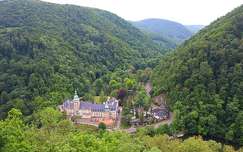 Lillafüred, kastély, panoráma, tavasz