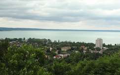 Balatonalmádi, az Óvári messzelátóból.