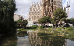 Sagrada Familia templomépítés közben,Barcelona