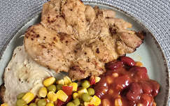 Grill csirkemell és csirkecomb