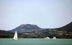 Balaton, vitorlás, hajó, Csobánc