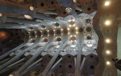 Sagrada Familia mennyezete,Spanyolország